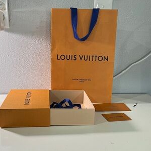 Louis Vuitton Orange and Blue Gift Set